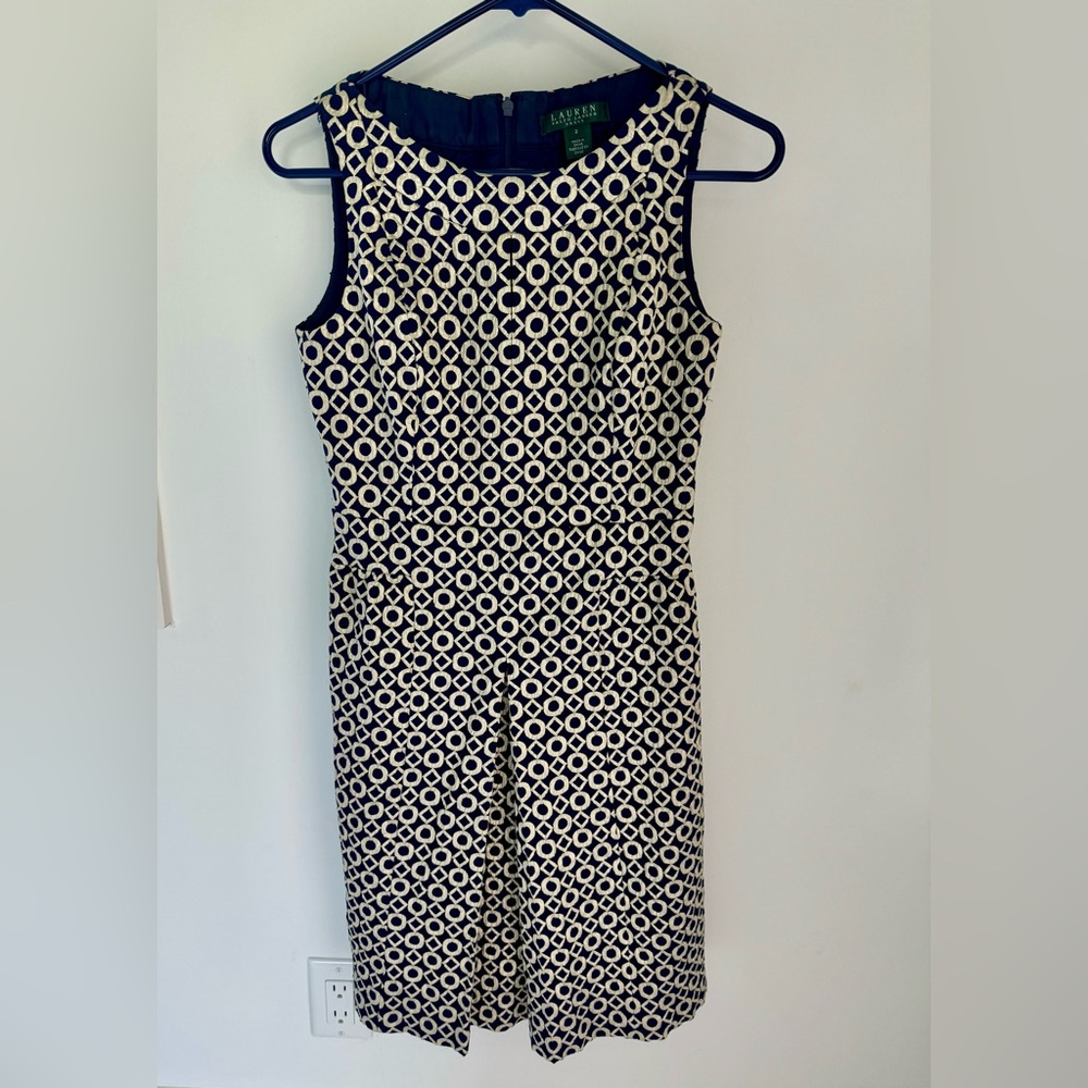 Lauren by Ralph Lauren Retro Style Cocktail Dress Sz 2